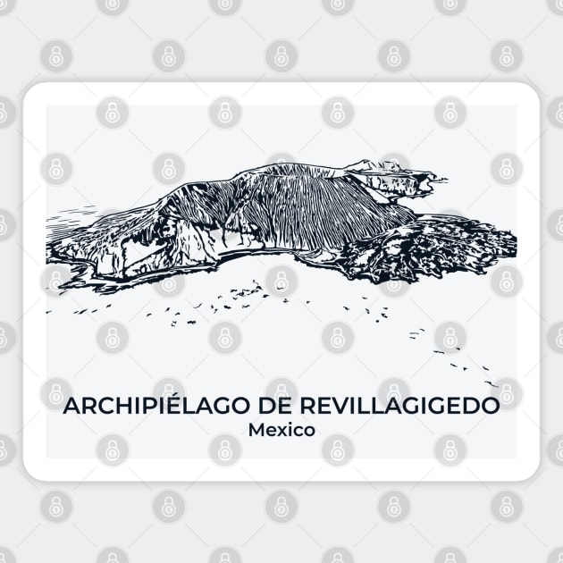 Archipiélago de Revillagigedo - Mexico Magnet by Lakeric